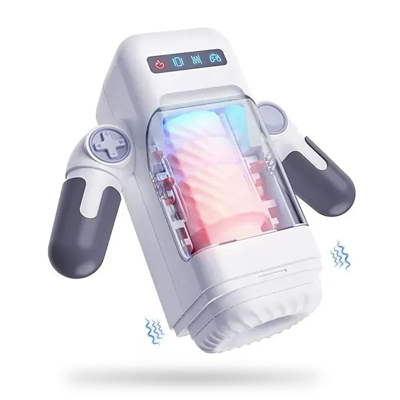 QuantumBot Automatic Male Strokers Cup with 10 Thrusting & Vibration Modes