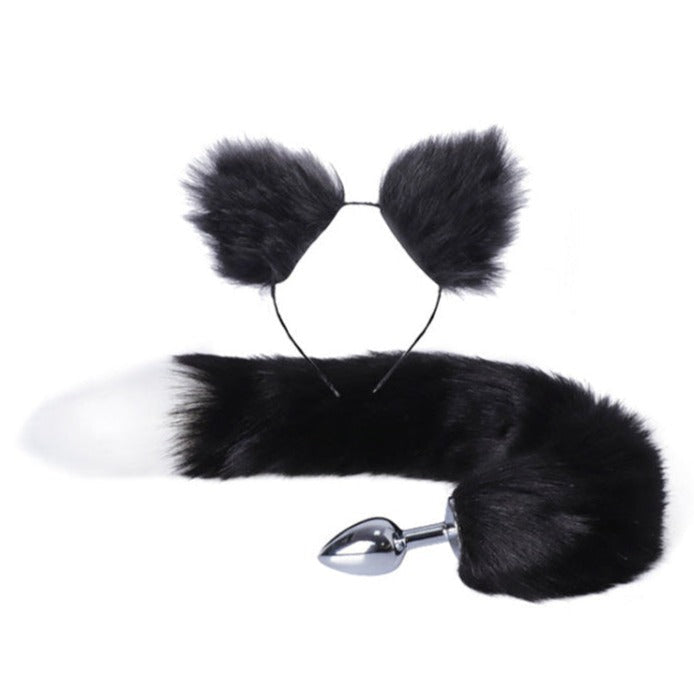 Butt Plug with Tail | Metal Butt Plug Anal Stimulation Toy