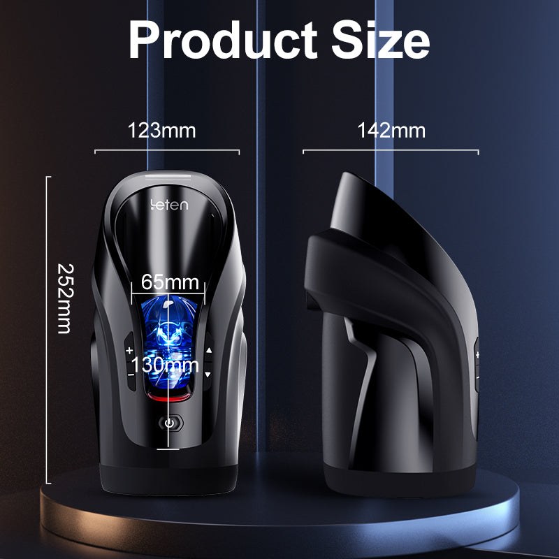 2026 New Leten Fully Automatic 10 Frequency Telescopic Fixed-Point Adjustment Male Stroker