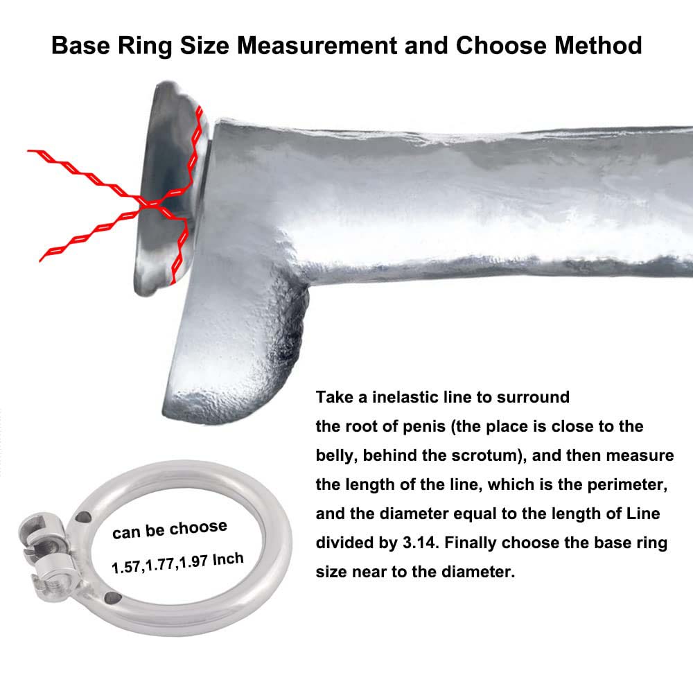 Men's Stainless Steel Chastity Lock