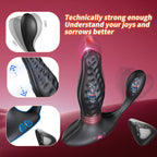 2026 New UXOL Anal Vibrators 3 Thrusting & 9 Vibrating Wireless Remote Control,  IPX7 Waterproof Prostate Massager Adult Toys