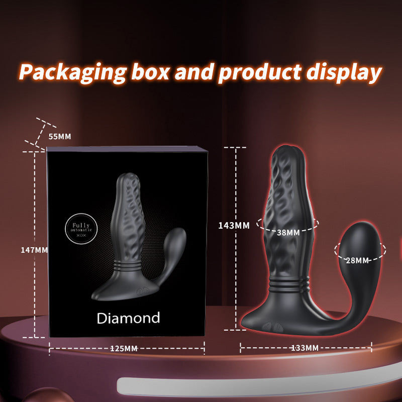2026 New UXOL Anal Vibrators 3 Thrusting & 9 Vibrating Wireless Remote Control,  IPX7 Waterproof Prostate Massager Adult Toys