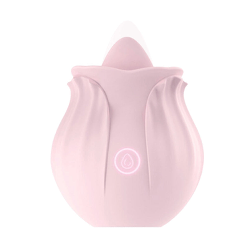 Rose Vibrator Series with Vibrating Tongue Vibrating Suction Sex Toys