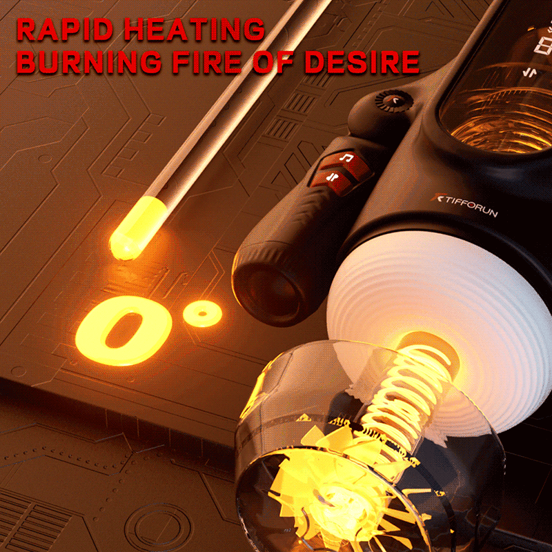 2026 Newest Male Handheld Stroker With 9 Telescopic Vibration LED Display Intelligent Heating Voice