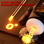 2026 Newest Male Handheld Stroker With 9 Telescopic Vibration LED Display Intelligent Heating Voice