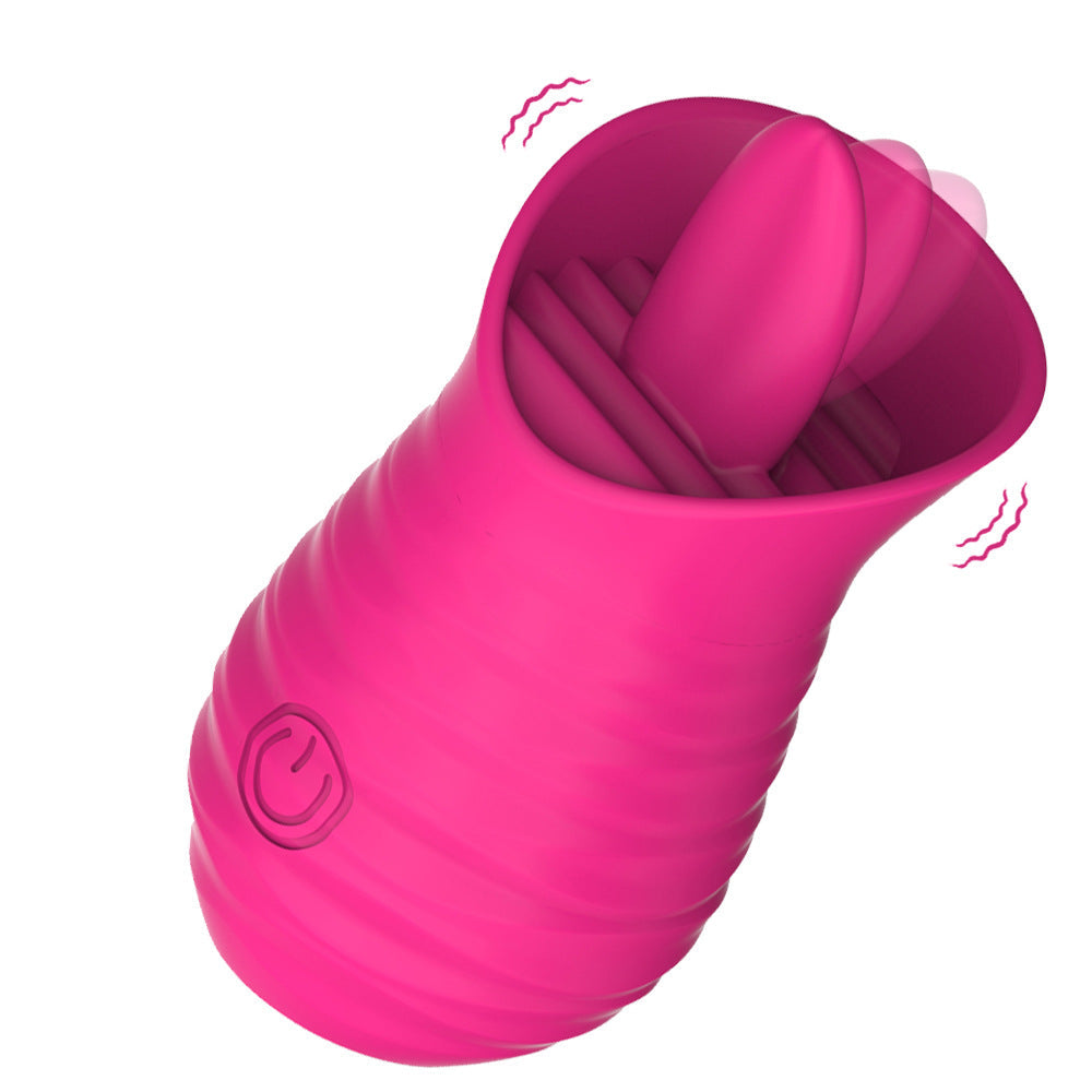 10 Frequency Tongue Vibrator Female Vibrator Rose Petal Vibrator