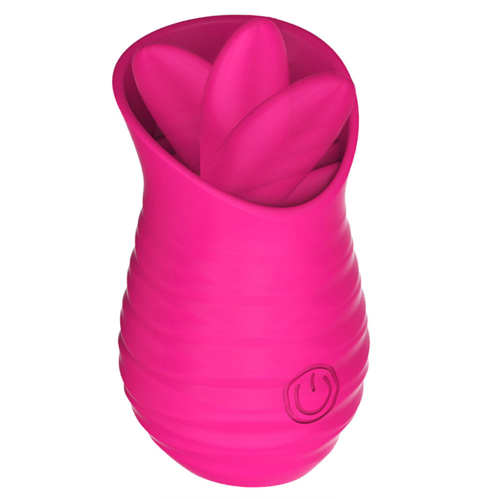 10 Frequency Tongue Vibrator Female Vibrator Rose Petal Vibrator