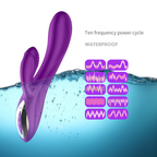 Silent Multifunctional Purple Vibrator G-Spot Vibrating Dildos