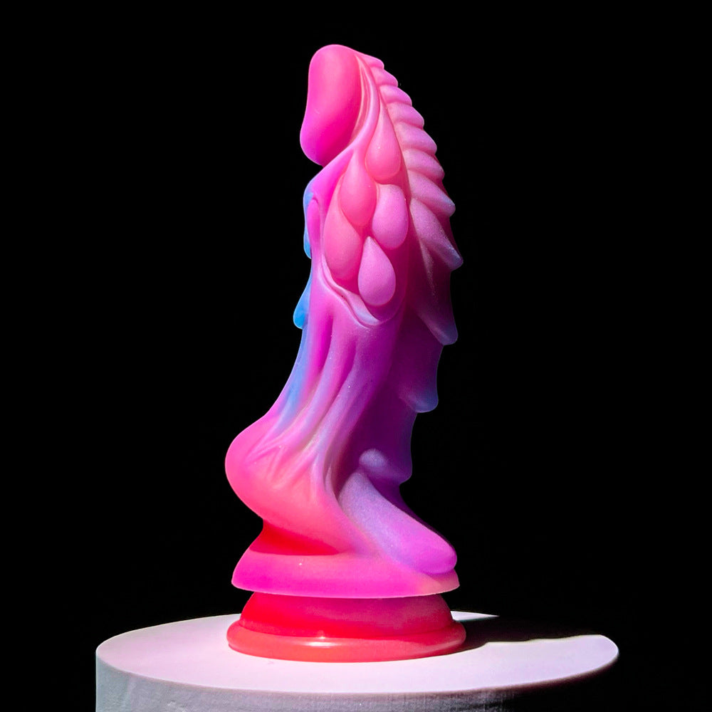 Colorful Fluorescent Luminous Realistic Dildos, Stimulates G-Spot, Dildo Plug Women and Men