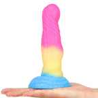 Mixed Color Liquid Silicone Artificial Dildo