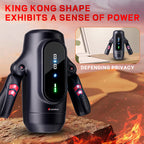 2026 Newest Male Handheld Stroker With 9 Telescopic Vibration LED Display Intelligent Heating Voice