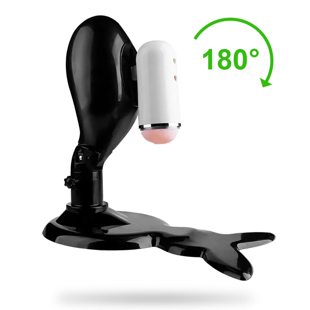 FlexRider Hands Free Male Stroker Powerful Automatic Telescopic Machine with Stand and Adjustment Speed Remote Control