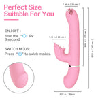 Rocking And Spinning Dildo Vibrator