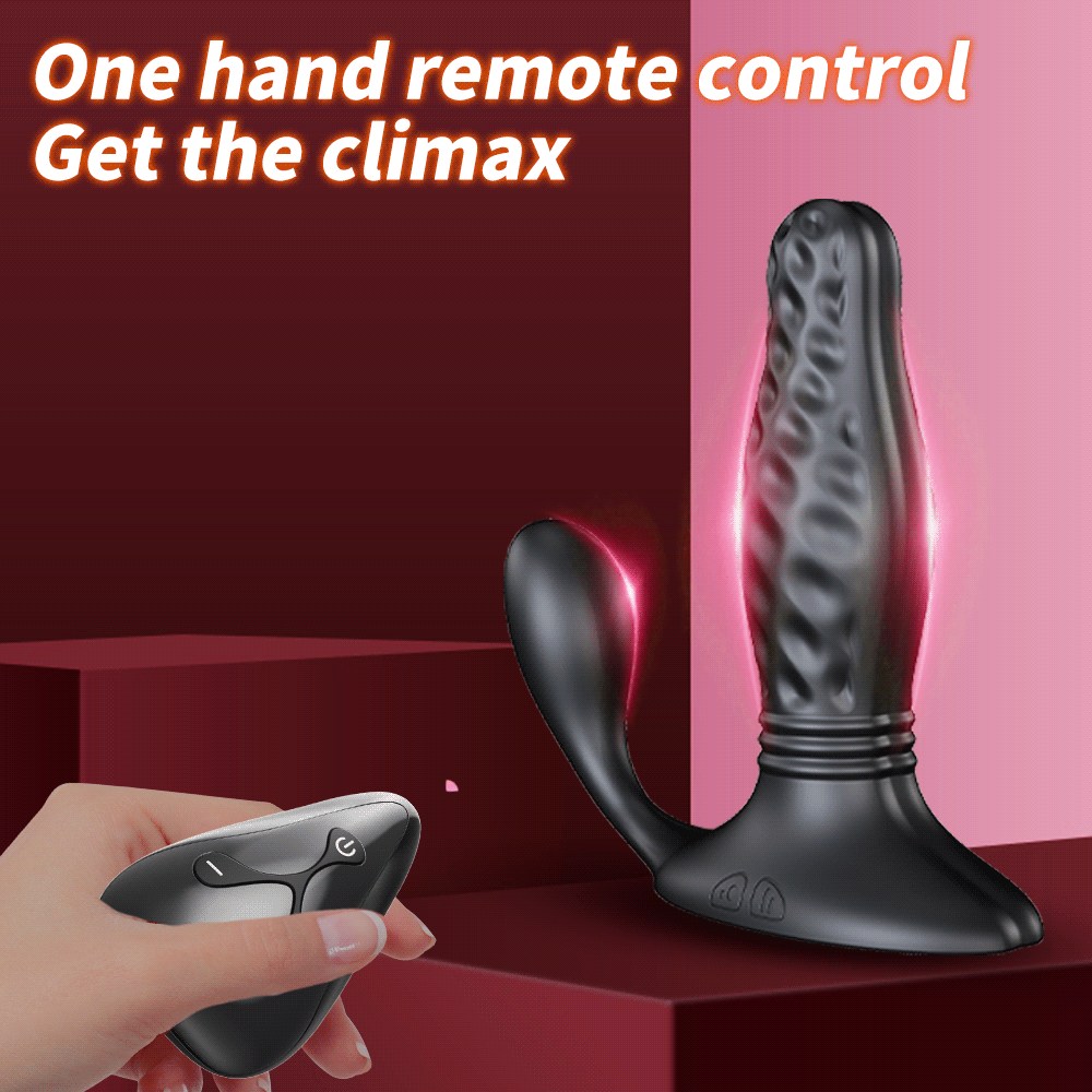2026 New UXOL Anal Vibrators 3 Thrusting & 9 Vibrating Wireless Remote Control,  IPX7 Waterproof Prostate Massager Adult Toys