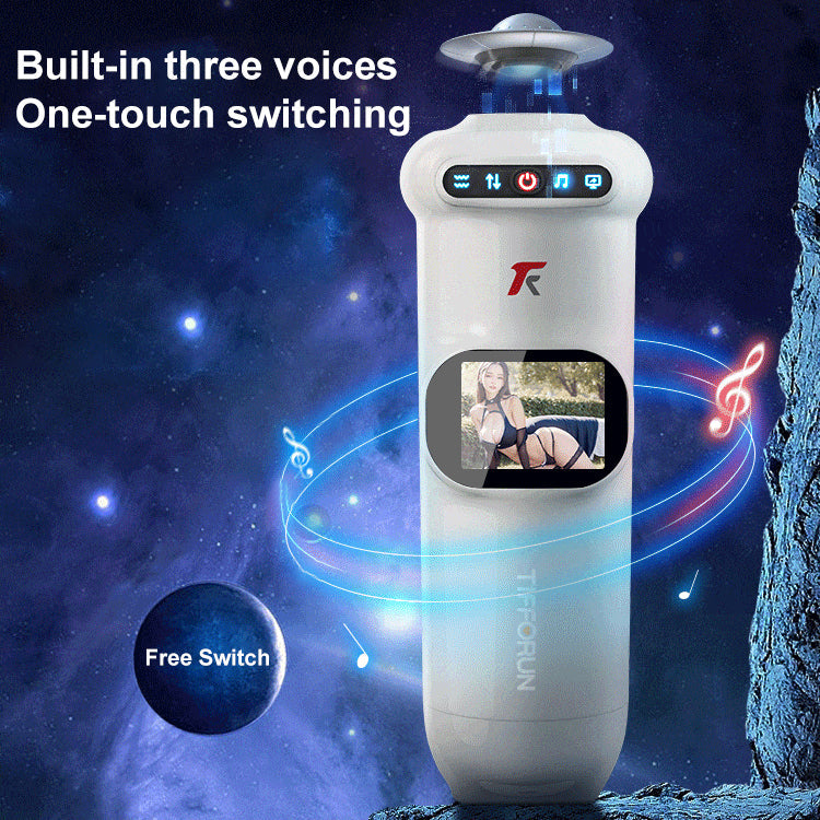 2026 New Stroker Uxol Heating 9 Vibration & 9 Thrusting Male Stroker with Moan Function, Full LCD Display Uxolclub Sex Toys for Men