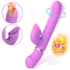 Rocking And Spinning Dildo Vibrator
