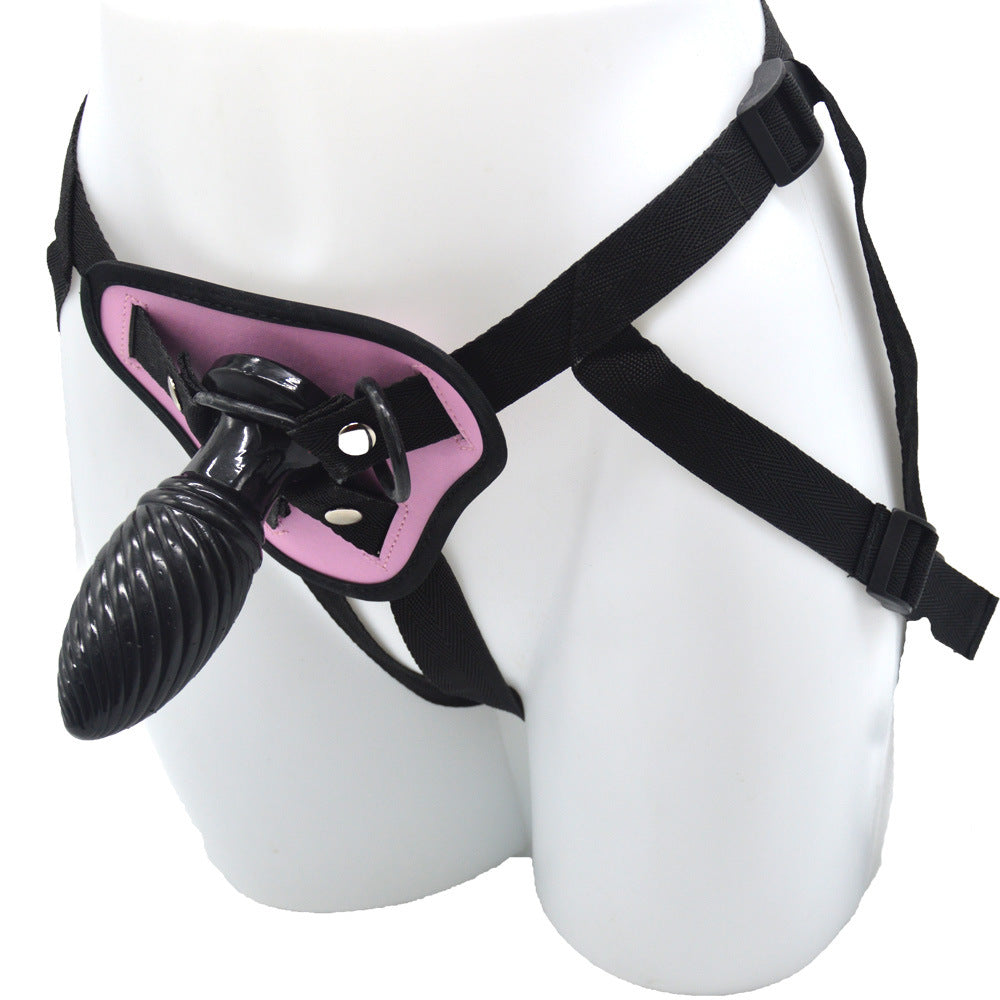 Small Threaded Butt Plug Lesbian Wearable Dildo