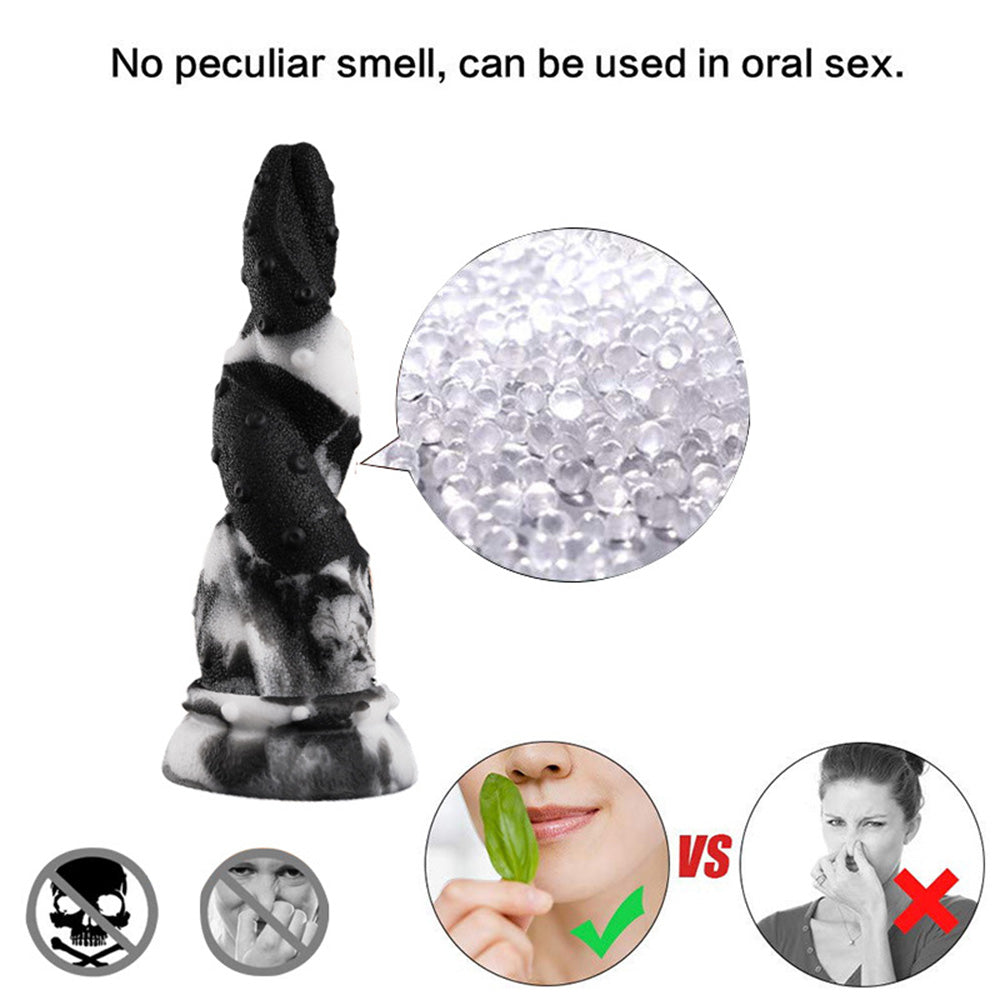 Liquid Silicone Shaped Anal Plug Dildo