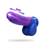 3 Thrusting 5 Vibrating Dildo Heated Colour-Changing Dildo
