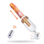 5 Vibrations And 5 Thrust Modes Auto Thrust Remote Control Dildo G-Spot Vibrator