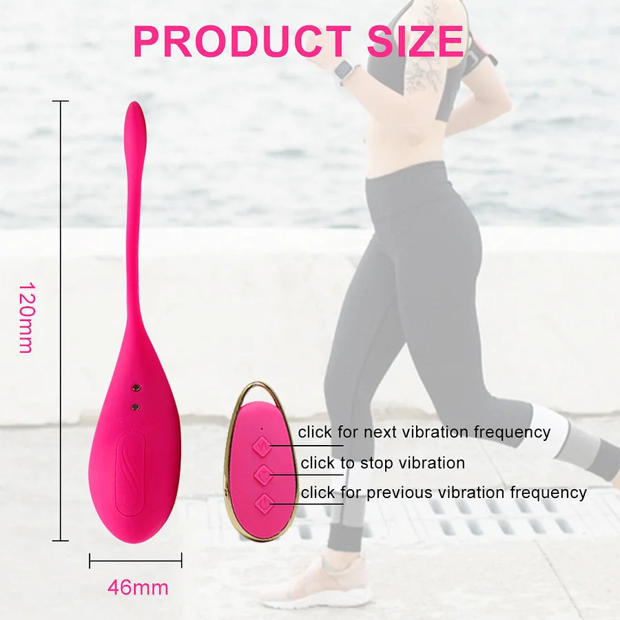 12 Frequency Vibration Wireless Remote Control Jumping Egg