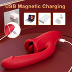Mouth Shaped Lip Biting Vibrator With G Spot Vibrator