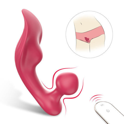 9 Band Couples Vibrator - Rechargeable Red Rose Vibrate Sex Toy