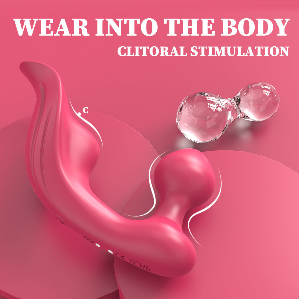 9 Band Couples Vibrator - Rechargeable Red Rose Vibrate Sex Toy
