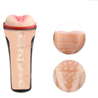 9 Vibrating & Sucting Stroker Cup 3D Realistic Blowjob Toy