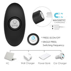 Uxol 9 Frequency Vibrating Silicone Anal Bead Charging Butt Plug