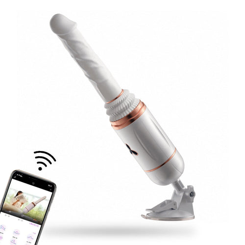 APP To Remotely Control Thrust Vibration Smart Heated Dildo