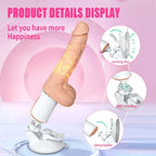 Fully Automatic Intelligent Heated 360-Degree Swinging Telescopic Dildo