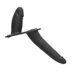 Double Scalp Pants Wear Female Masturbation Device Silicone Dildo