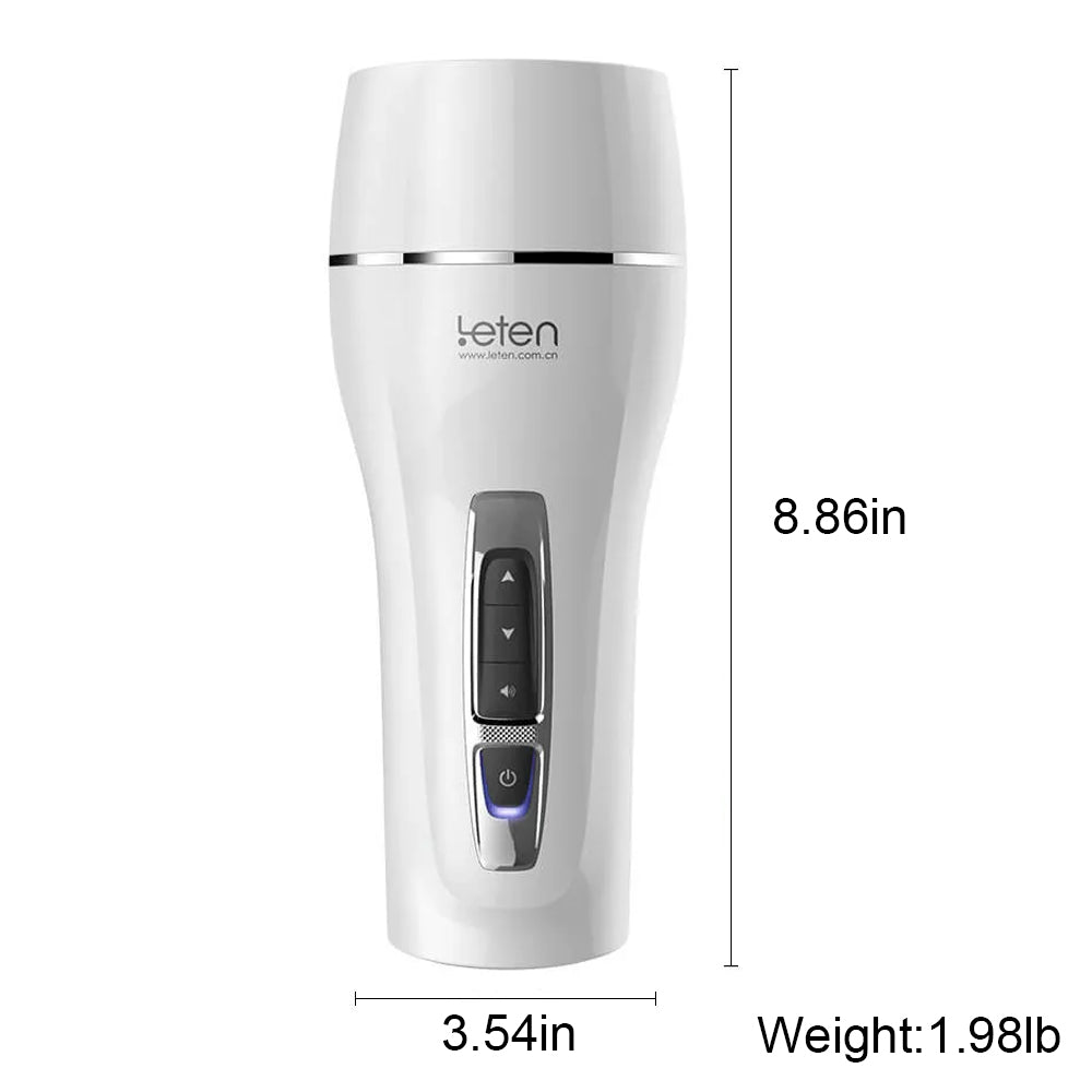 Leten Smart Control 10 Frequency Vibration Pronounce Male Stroker