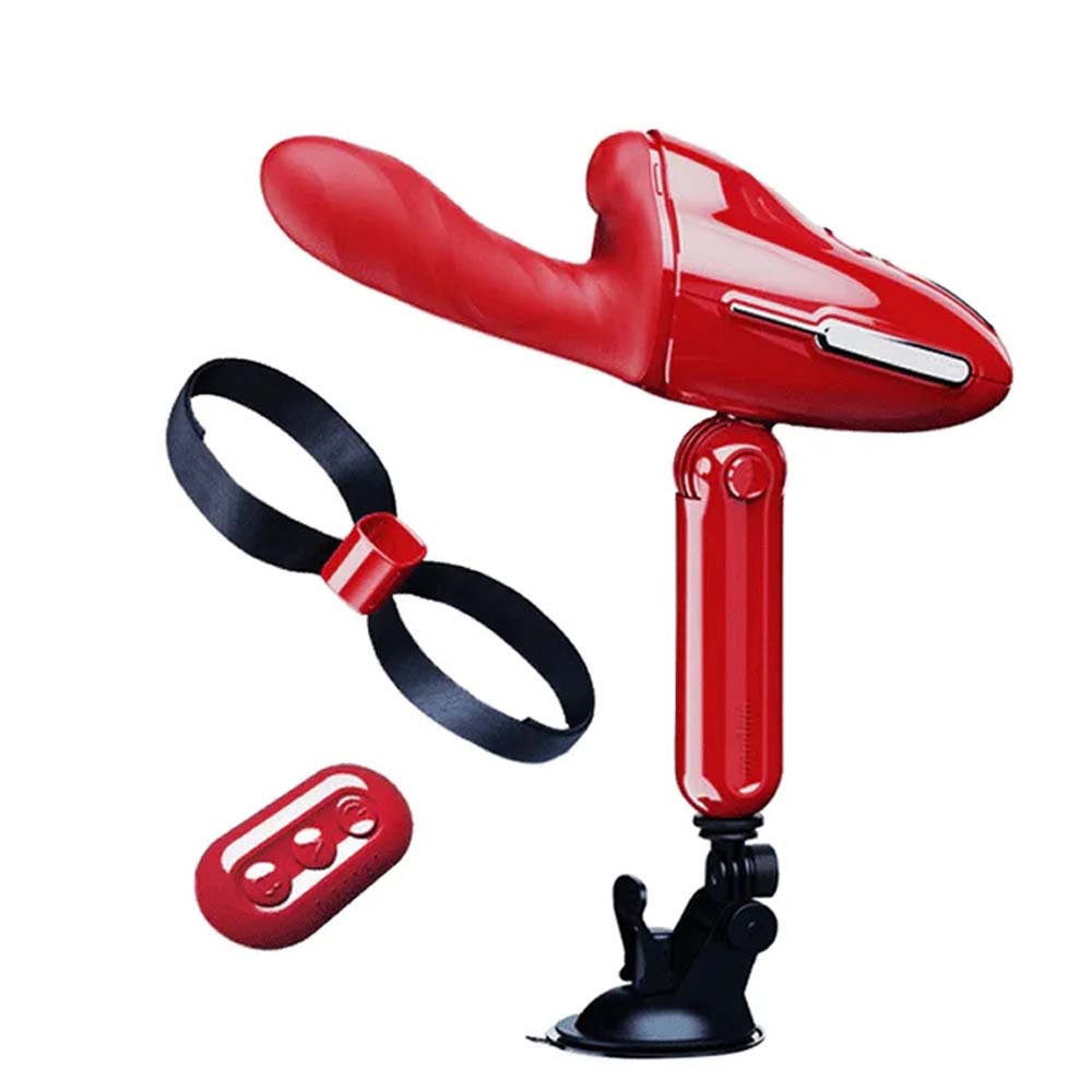 UXOL -3In1 Wireless Remote Control Wearable Telescopic Vibrating Intelligent Heated Dildo