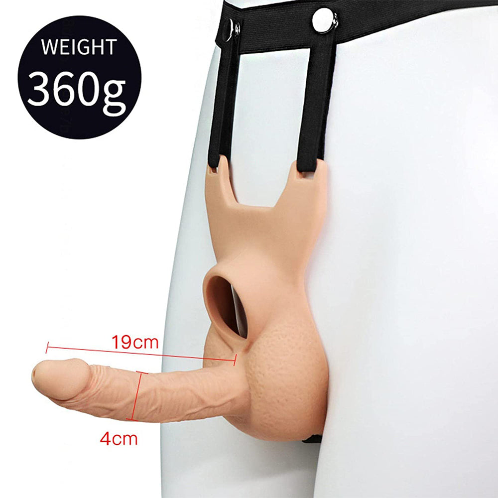 10 Frequency Vibration Wearable Silicone Dildo