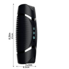 Double Head Male Stroker Intelligent Heating Sound Blowjob Toy
