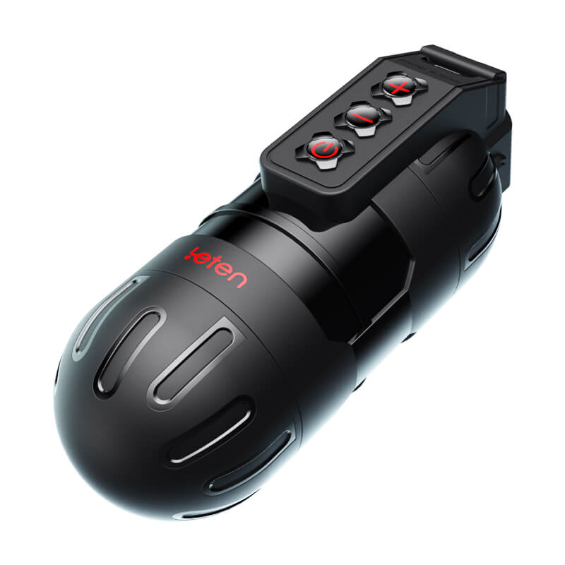 Leten Grenade Blowjob Simulator 10 Vibrating 2 in 1 Fleshlight & Pussy Pocket APP Control