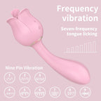 Rose Vibrator Tongue Licking Vibrator Masturbation Stick