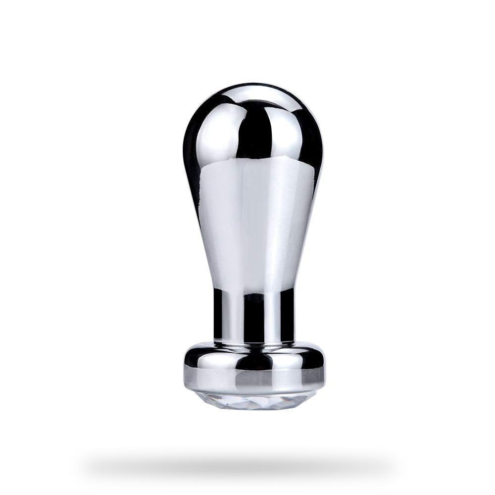 Stainless Steel Large Anal Plug Bulb Shape Jewelry Anal Plug
