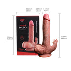 Tarzan Dildo Bendable Thrusting Dildo With Suction Cup 8.86 Inch