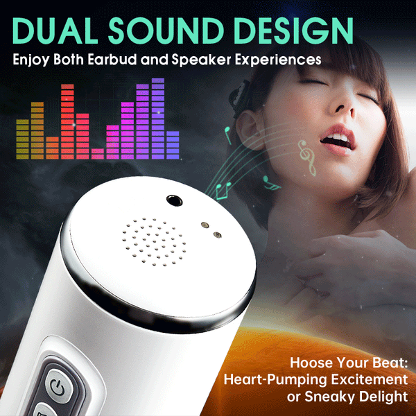 Leten IV 10 Vibrating & Sucking Male Stroker With Heated Voice