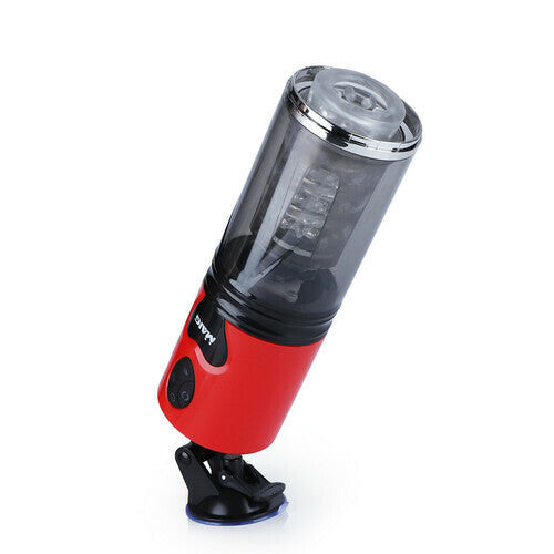 WaveRiderX Intelligent Multi-frequency Telescopic Rotation Sucking & Moaning Automatic Male Stroker with Suction Base