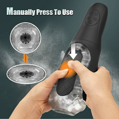 Luoge Carp 10 Thrilling Vibration 4 Sucking Fully Automatic Deep Throat Male Stroker