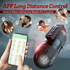 Leten Grenade Blowjob Simulator 10 Vibrating 2 in 1 Fleshlight & Pussy Pocket APP Control