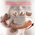 10 Modes Double Head Thrusting Dildo Retractable Curved Dildo