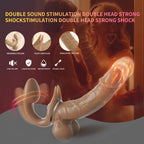 10 Modes Double Head Thrusting Dildo Retractable Curved Dildo
