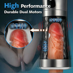LUOGE 10 Vibrating 5 Sucking Male Stroker with Heating and Voice