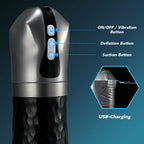 LUOGE 10 Vibrating 5 Sucking Male Stroker with Heating and Voice