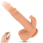 4 in 1 Clitoral Stimulation Suction Cup Realistic Dildo 8.7 Inch